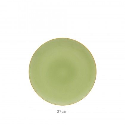 Prato Raso Matcha Peac 27cm