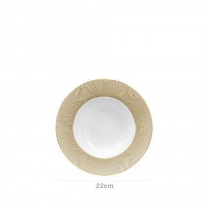 Prato Sopa Simples Infinity Petala 22cm