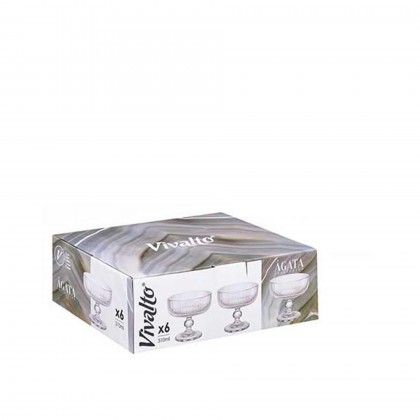 Taa Gelado Agata Transparente 310ml Pack 6