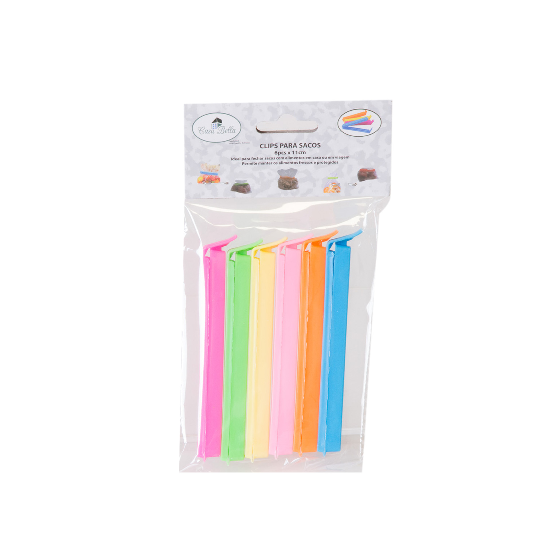 Clips para Saco 11cm Pack 6