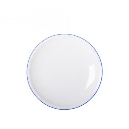 Prato Porcelana Raso Branco 25.5cm