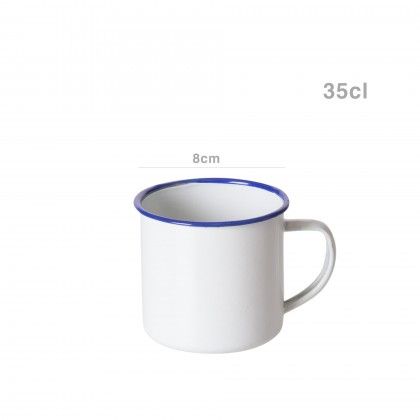 Caneca Esmalte 350ml 8cm