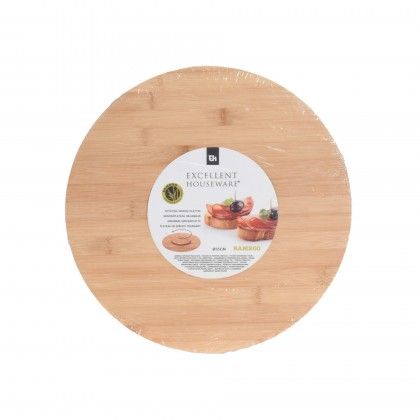 Tábua Servir Giratória Bambu 35X3cm Tábua Servir Giratória Bambu 35X3cm