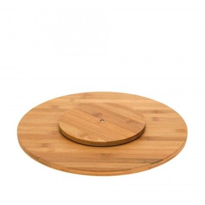 Tábua Servir Giratória Bambu 35X3cm Tábua Servir Giratória Bambu 35X3cm