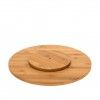 Tábua Servir Giratória Bambu 35X3cm Tábua Servir Giratória Bambu 35X3cm
