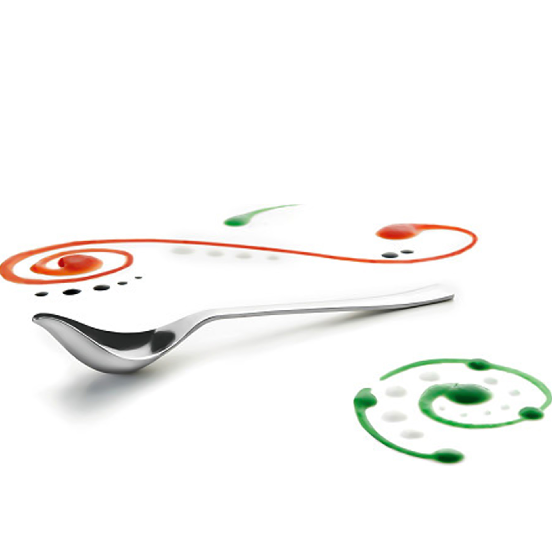 Colher Caneta para Decorar Pratos 17cm