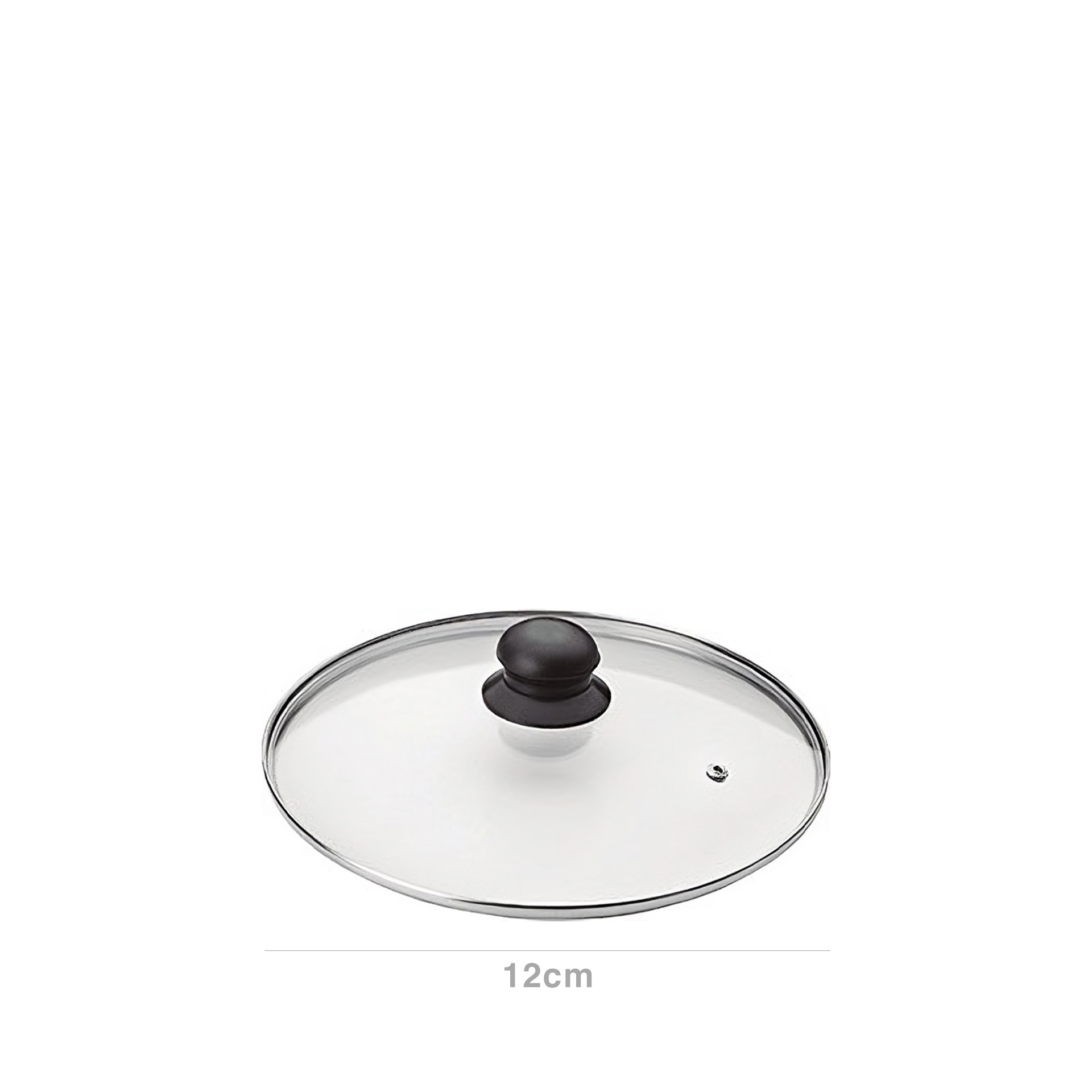 Tampa Vidro Redonda 12cm