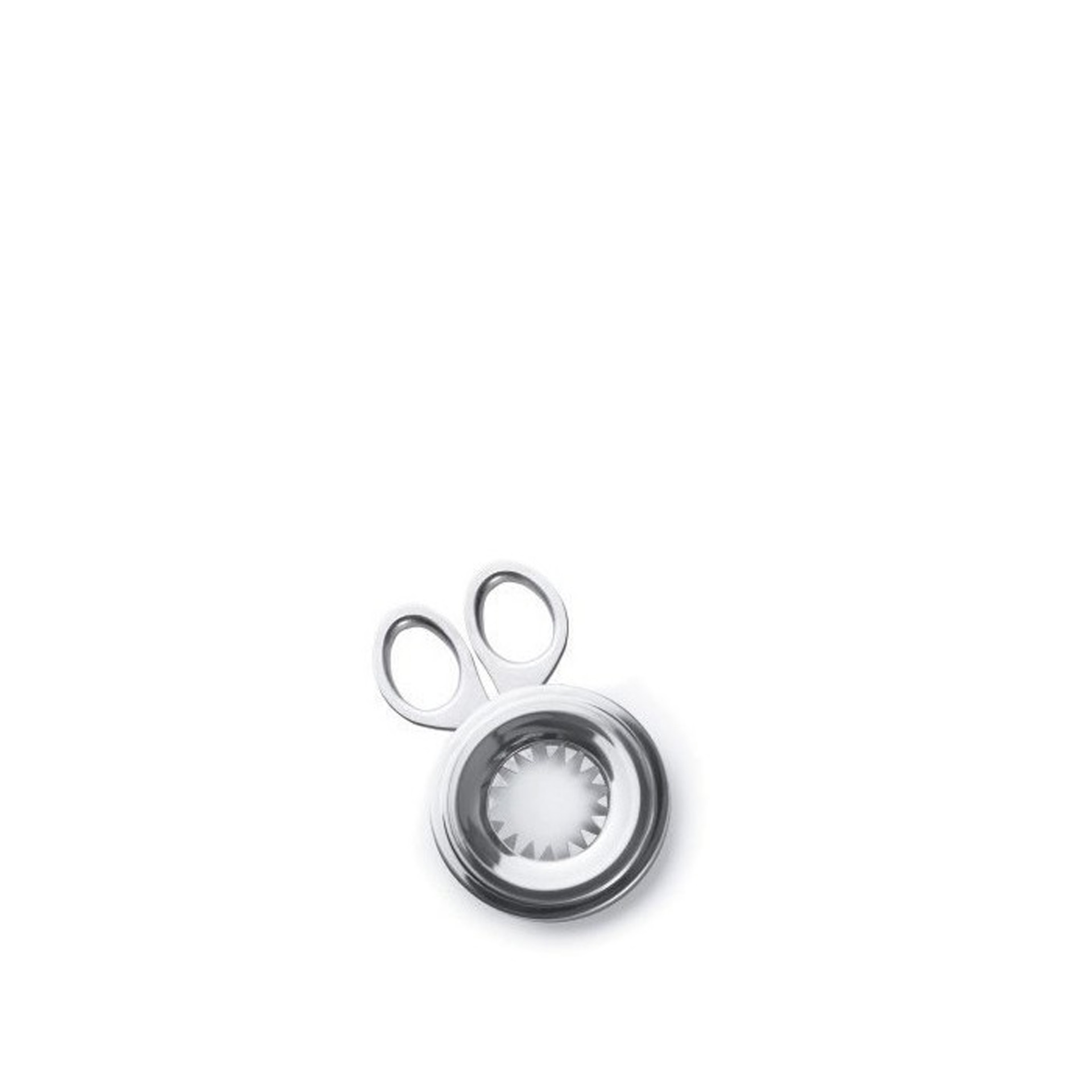 Tesoura para Ovos Inox Redonda 8cm