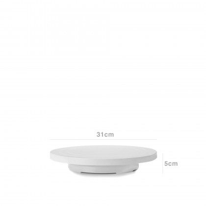 Base Giratória Bolo Redonda 31X5cm Base Giratória Bolo Redonda 31X5cm