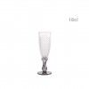 Copo Flute Picotado com P Preto 18cl Pack 6