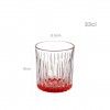 Copo Picotado Exotic sem P Salmao 33cl 8.5X9cm Pack 6