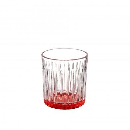 Copo Picotado Exotic sem P Salmao 33cl 8.5X9cm Pack 6