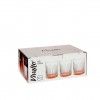 Copo Picotado Exotic sem P Salmao 33cl 8.5X9cm Pack 6