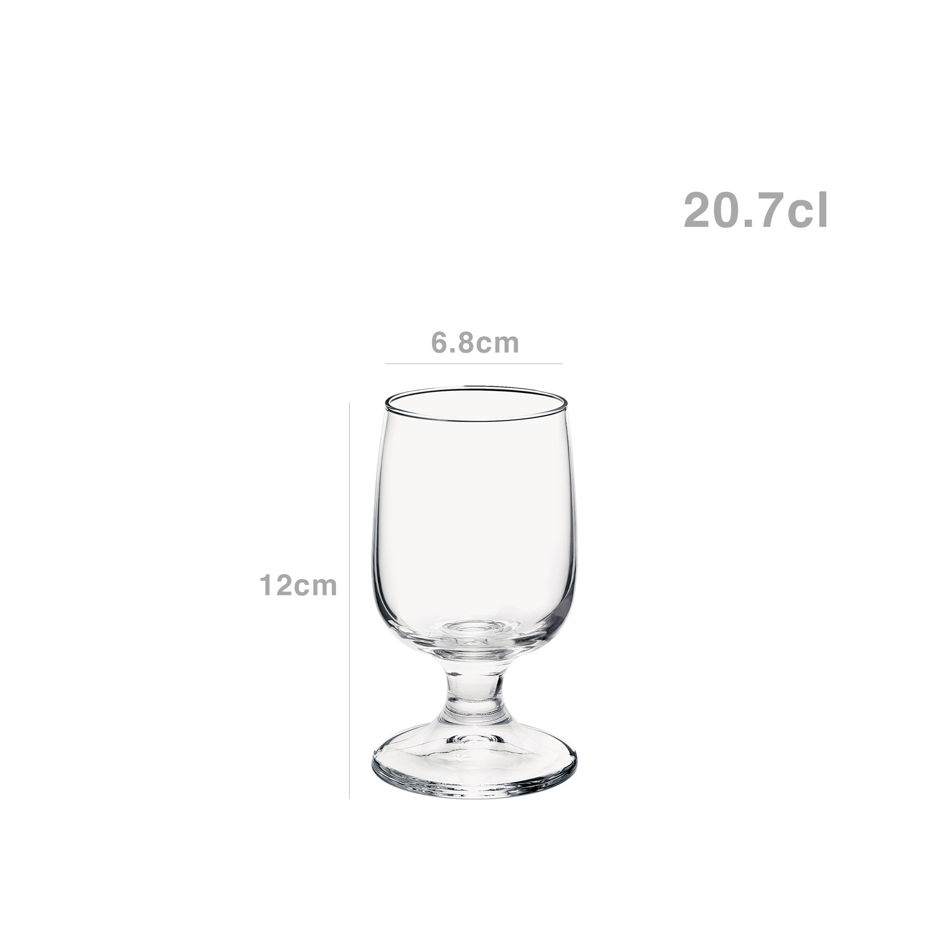 Copo com Pé Executive 20.7cl Pack 3