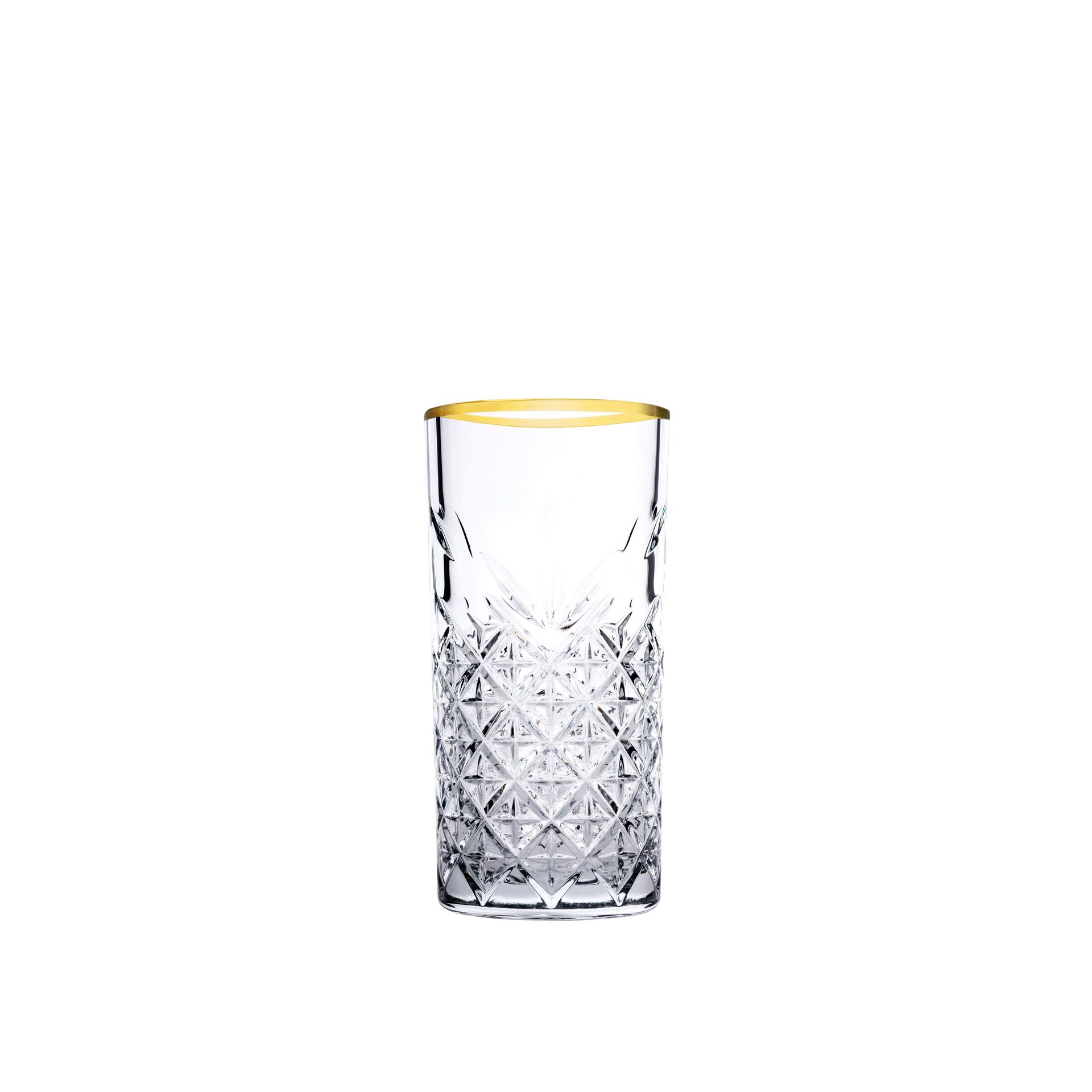 Copo sem Pé Timeless Golden Touch Alto 29.5cl Pack 4