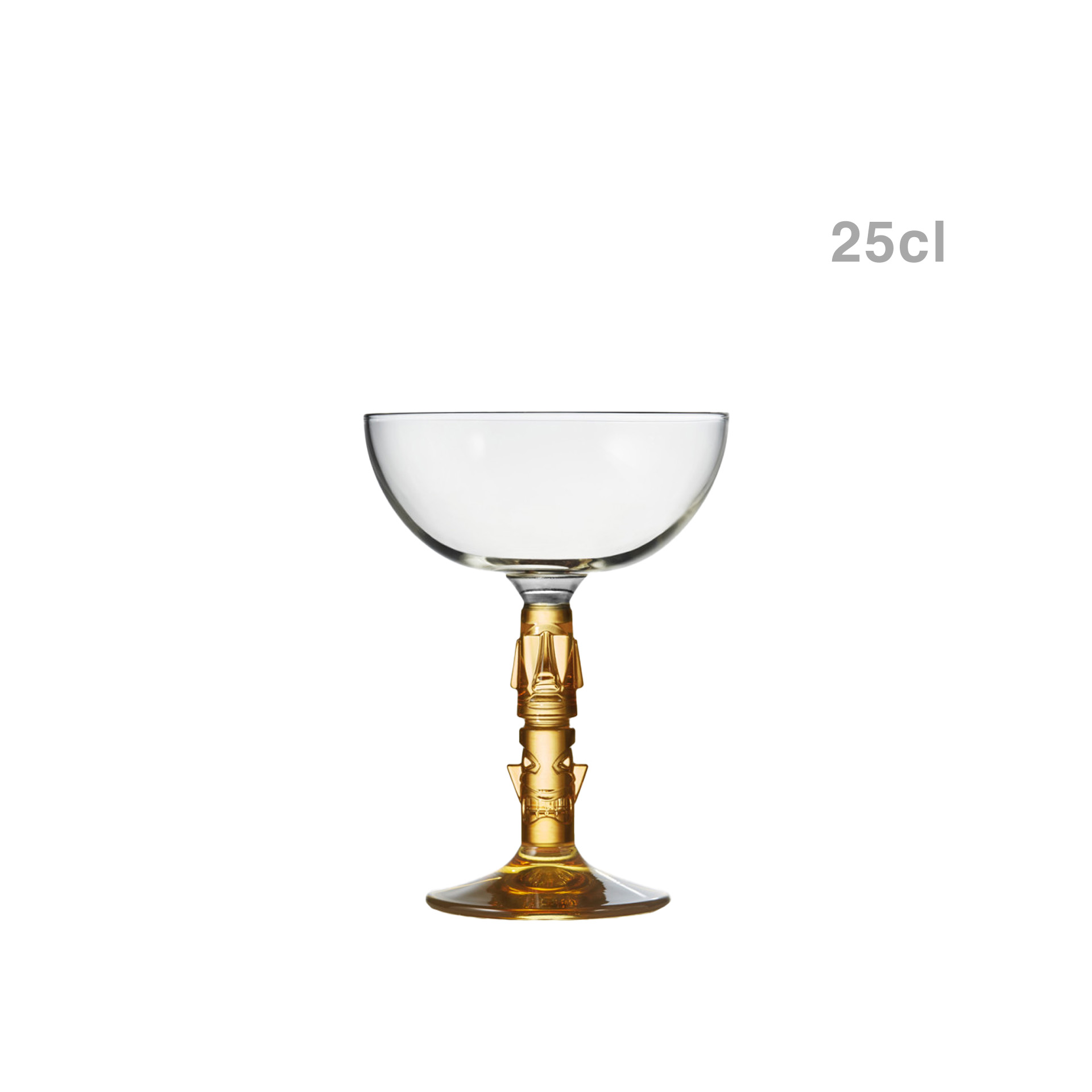 Copo com Pé Cocktail Tiki 25cl Pack 12