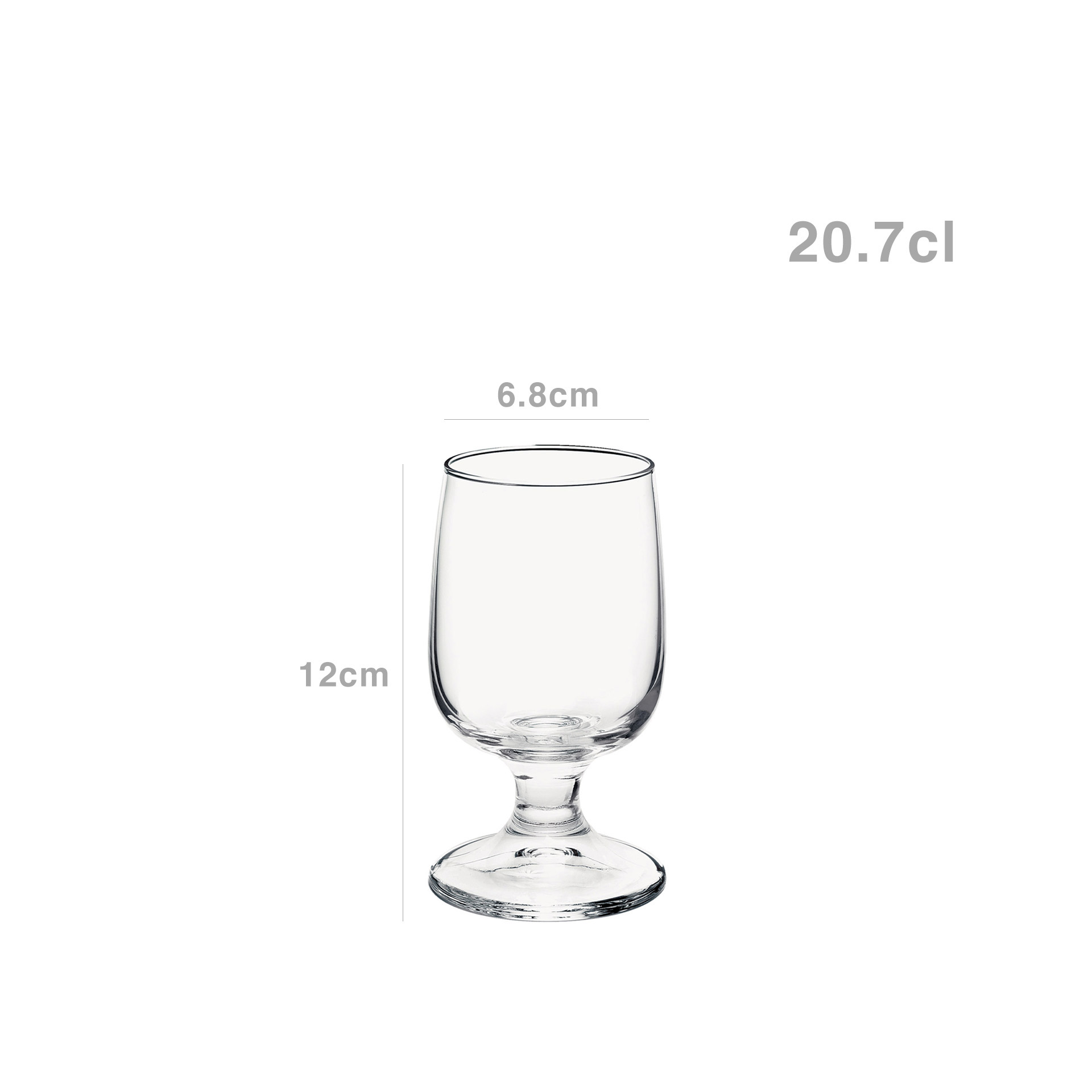 Copo com Pé Executive 20.7cl Pack 12