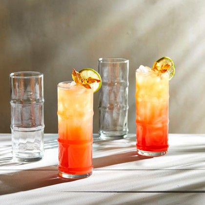 Copo Cocktail Bamboo 47cl 6.5X17cm Pack 12