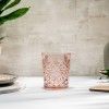 Copo sem P� Hobstar Rosa 35cl 9X10.5cm Pack 6