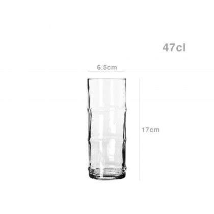 Copo Cocktail Bamboo 47cl 6.5X17cm Pack 12
