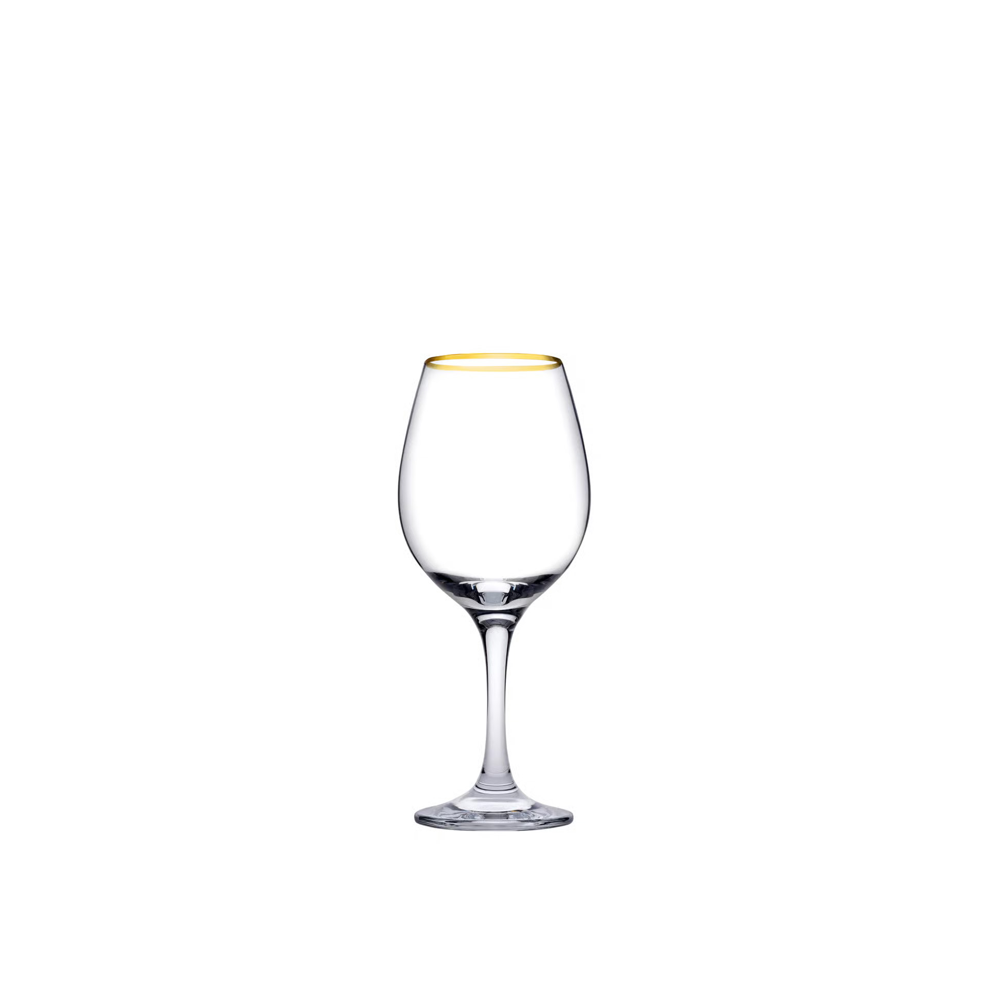 Copo com Pé Amber Golden Touch 29.5cl Pack 6