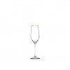 Copo Flute Amber Golden Touch 20cl Pack 6