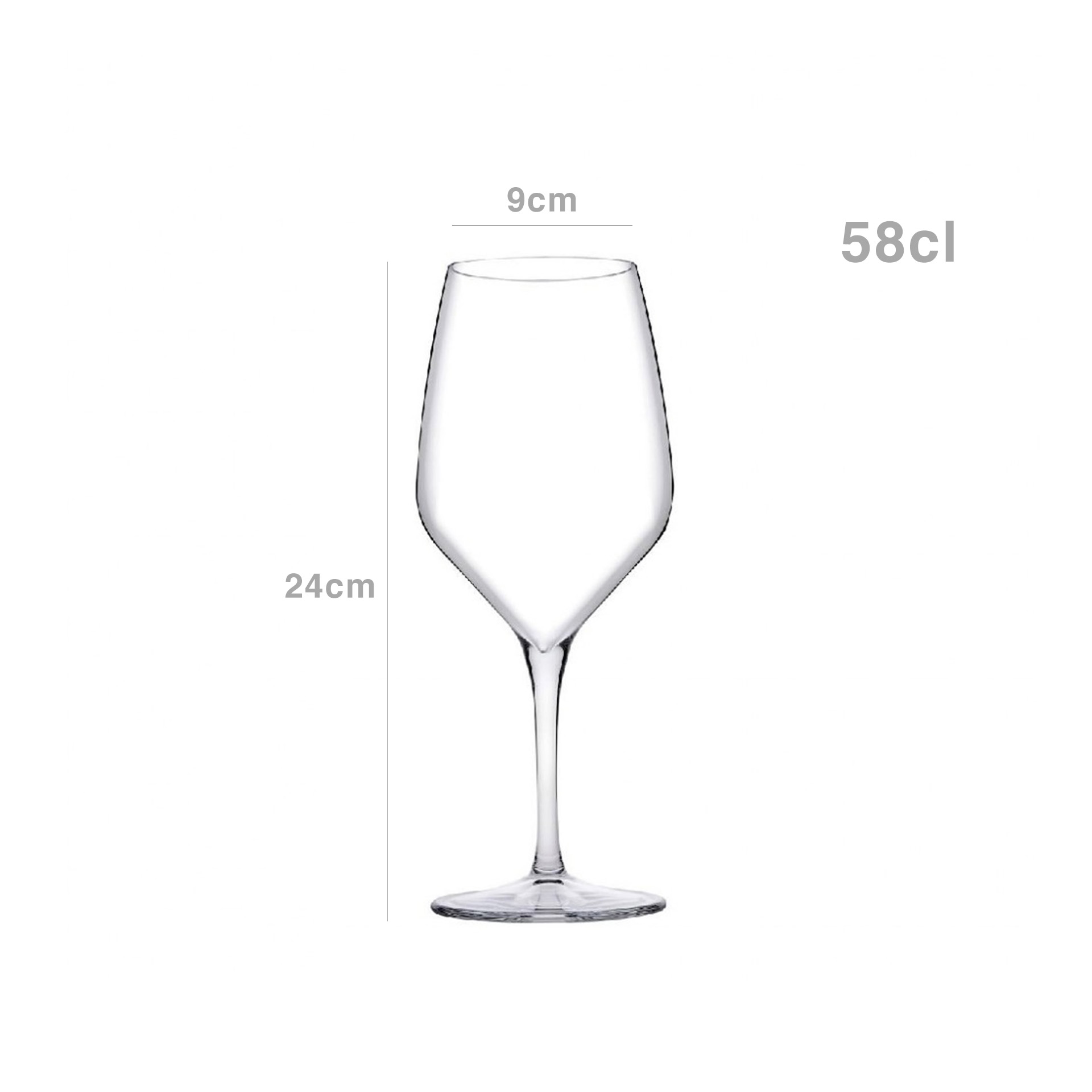 Copo com Pé Napa 58cl Pack 6