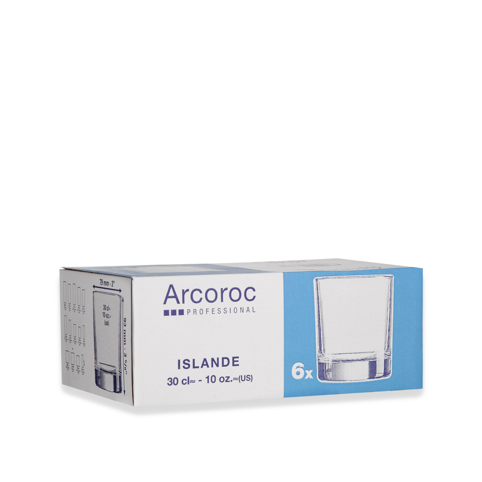 Copo sem Pé Islande 30cl Pack 6