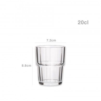 Copo sem P Norvege 20cl Pack 6