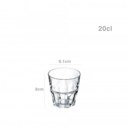 Copo sem P Granity Baixo 20cl Pack 6