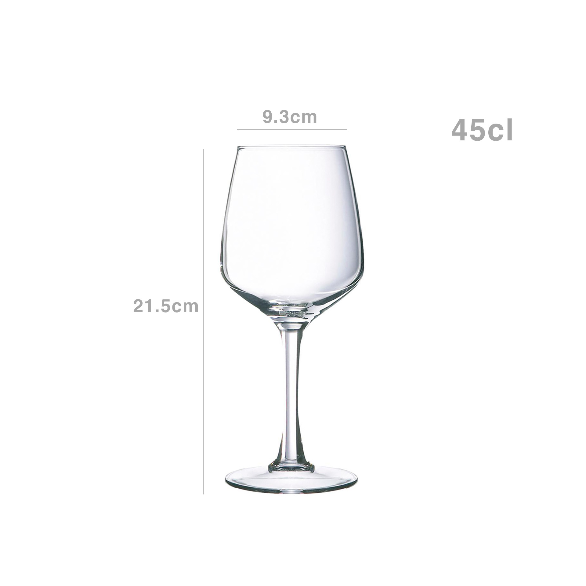 Copo com Pé Lineal 45cl Pack 6