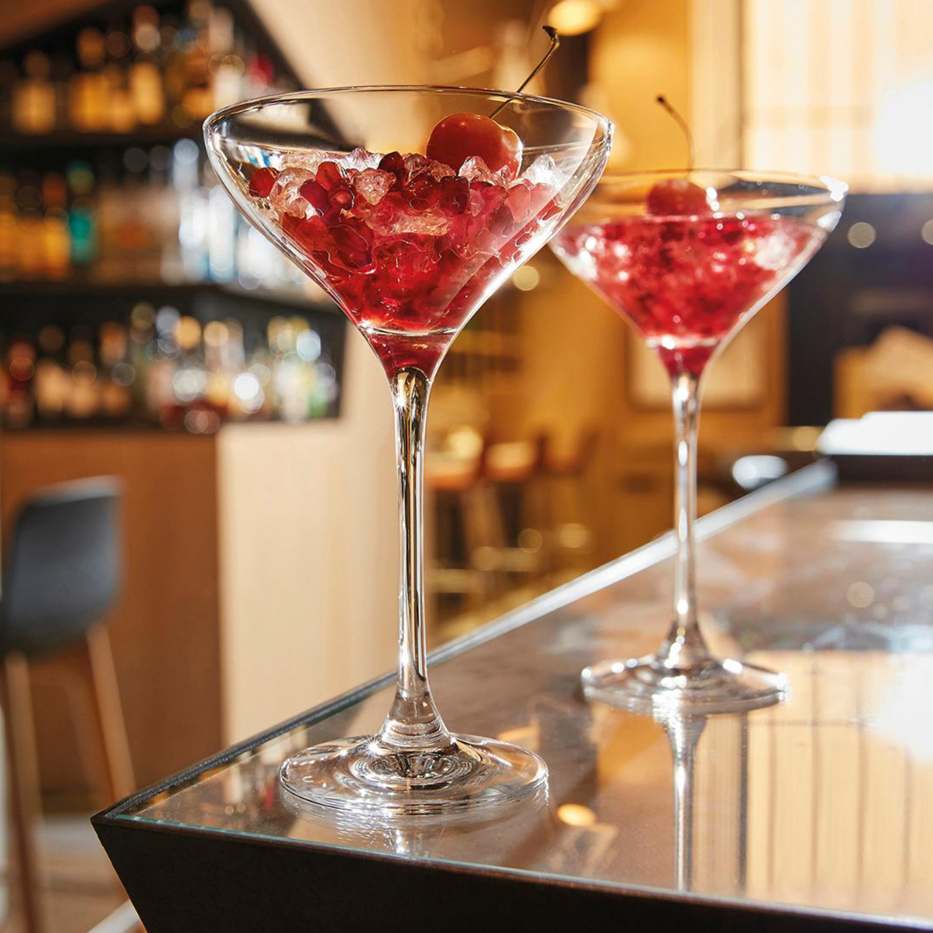 Copo com Pé C&S Champagne & Cocktail 21cl Pack 6