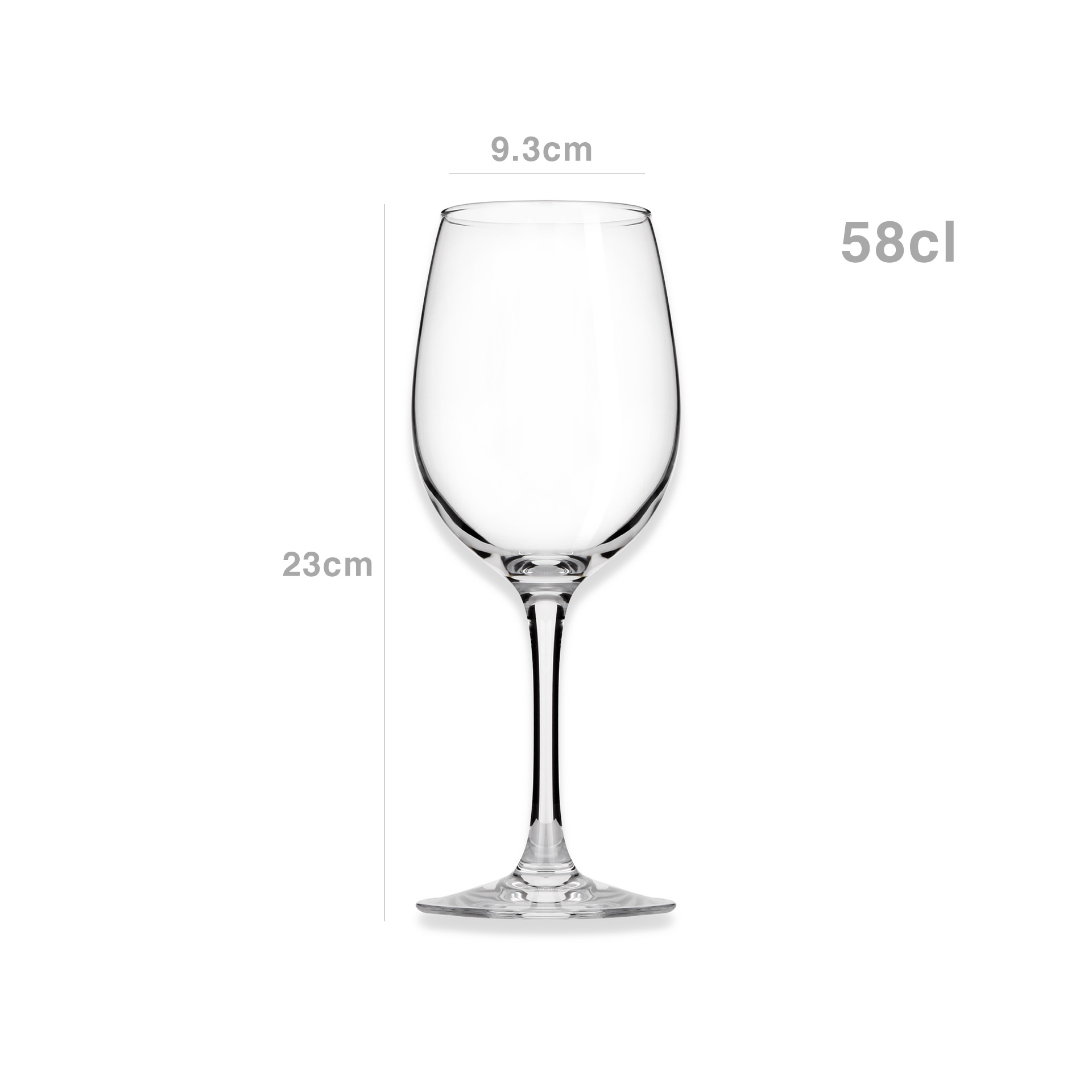 Copo com Pé Vina 58cl Pack 6