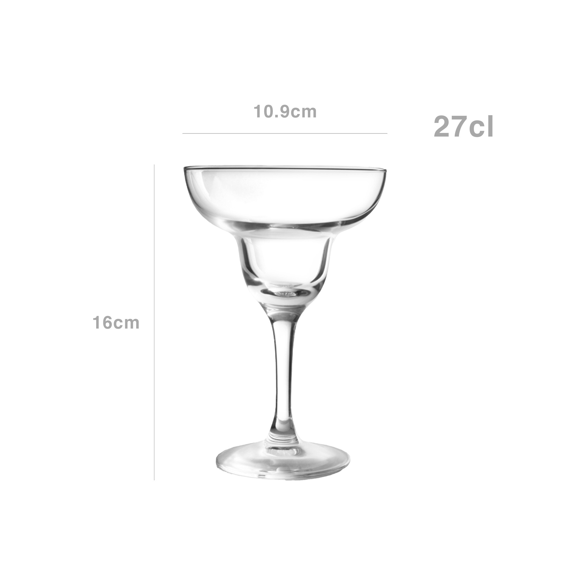 Copo com Pé Margarita 27cl Pack 6