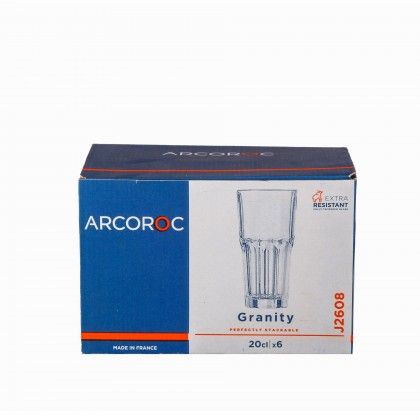 Copo sem P Granity Alto 20cl Pack 6