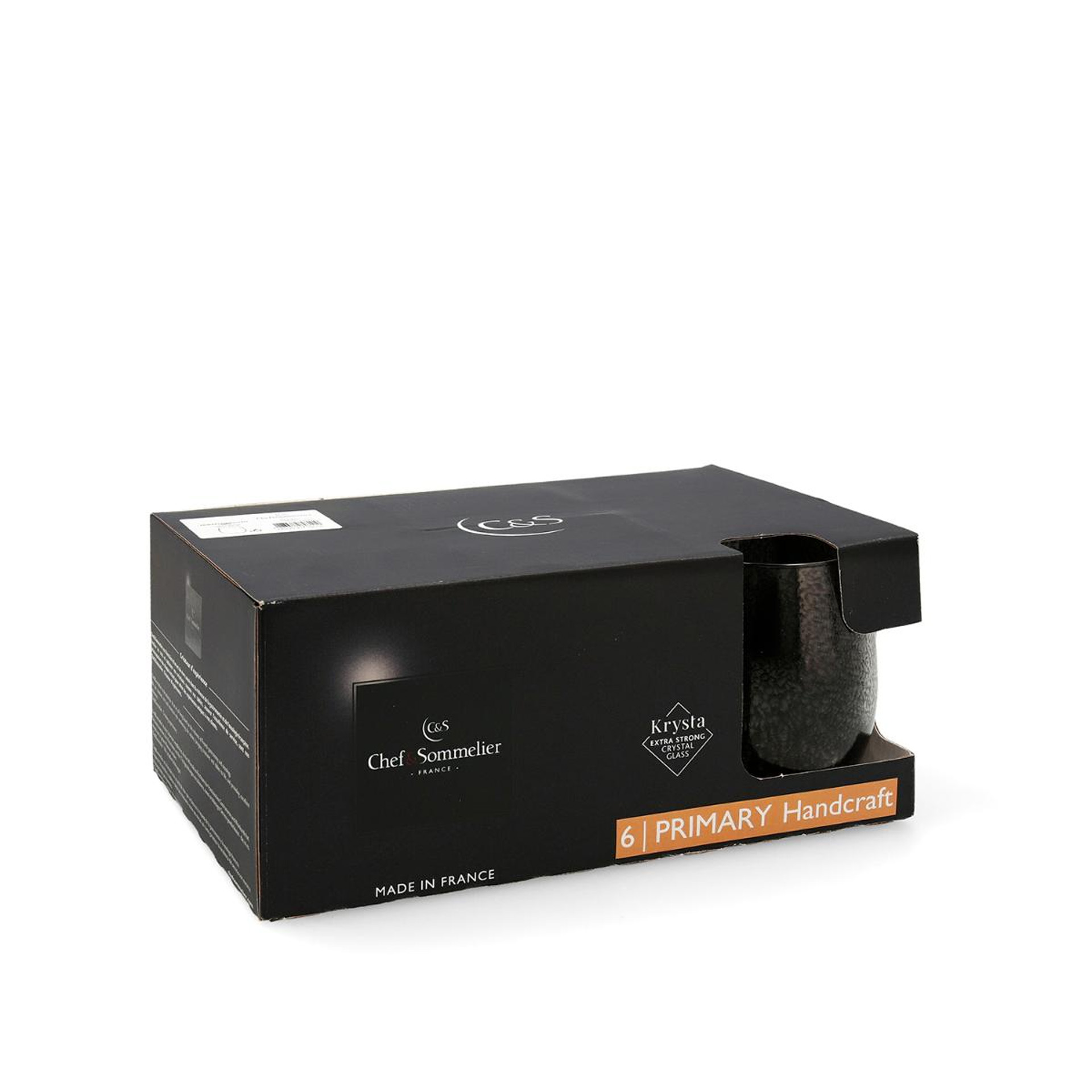 Copo sem Pé C&S Primary 36cl Cinza Pack 6