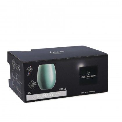 Copo sem P C&S Primary 36cl Esmeralda Pack 6