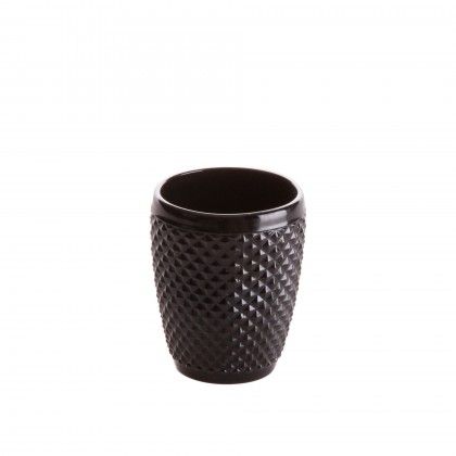 Copo Picotado sem P Preto 300ml 8X10cm Pack 6