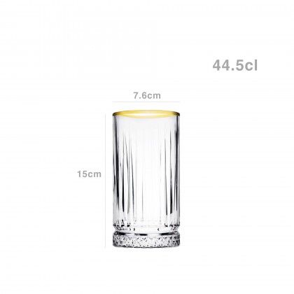 Copo sem P Elysia Golden Touch Alto 44.5cl Pack 4