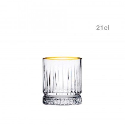 Copo sem P Elysia Golden Touch Baixo 21cl Pack 4