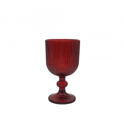 Copo com P My Glass Linhas Vermelho 30cl Pack 6