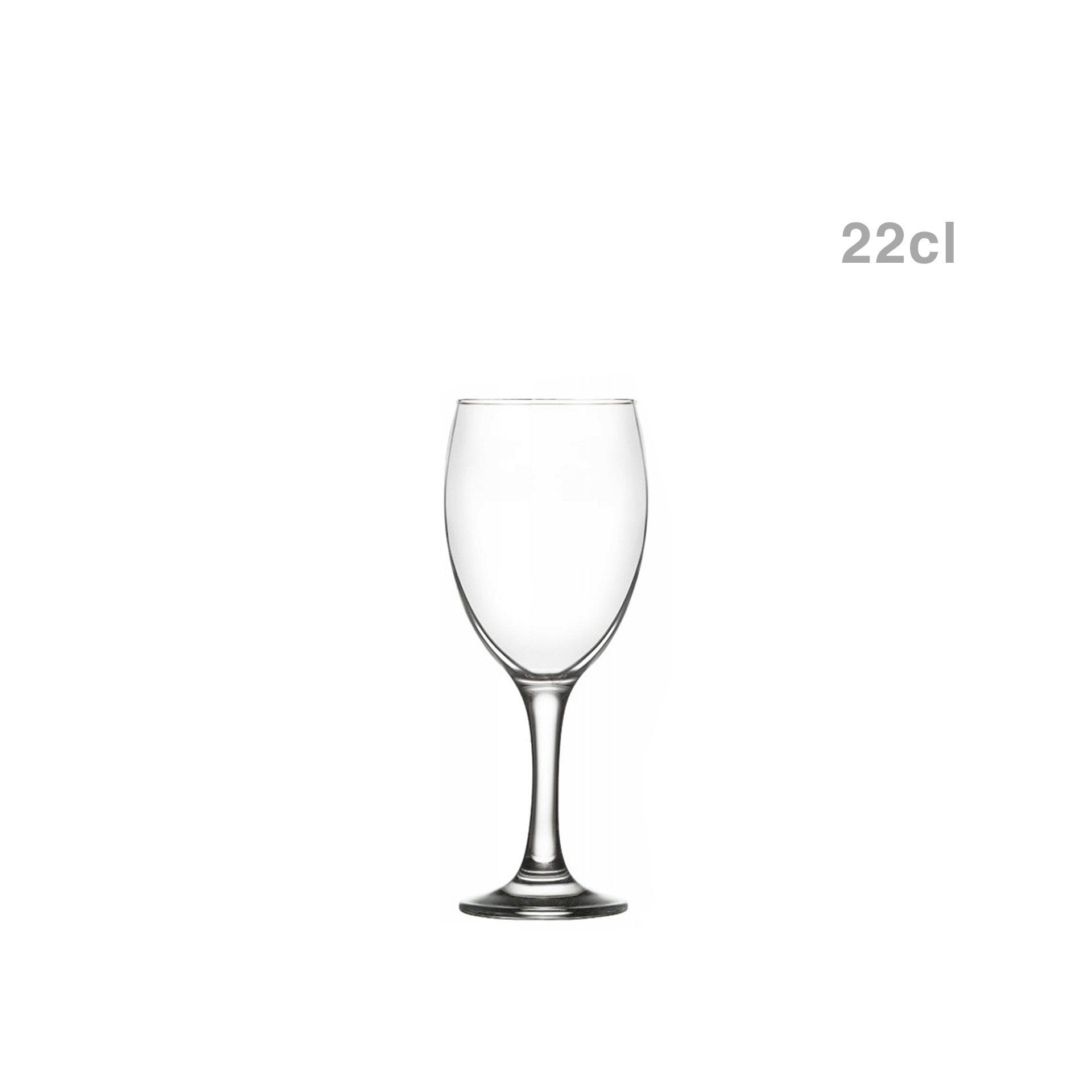 Copo com Pé Empire 24.5cl Pack 6