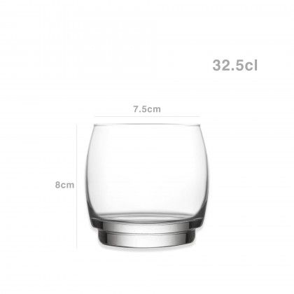 Copo sem P Lune 32.5cl 7.5X8cm Pack 6