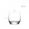 Copo sem P Lune 32.5cl 7.5X8cm Pack 6