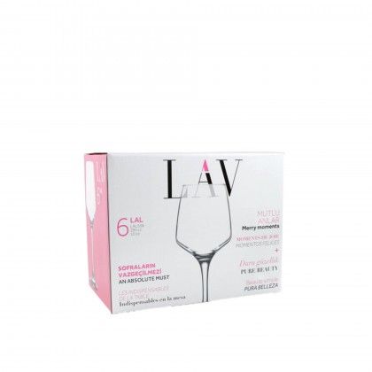 Copo com P Lal 29.5cl Pack 6
