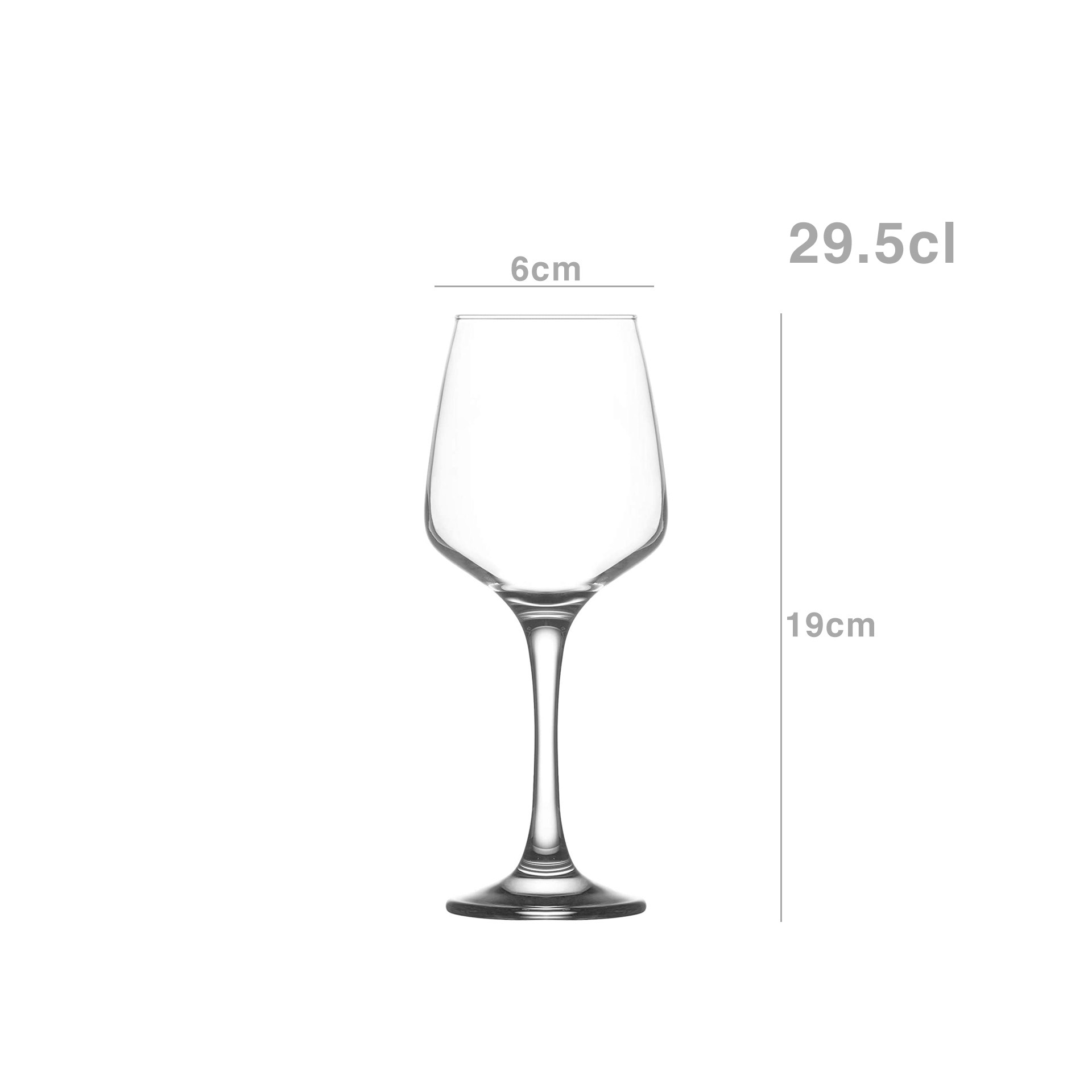 Copo com Pé Lal 29.5cl Pack 6