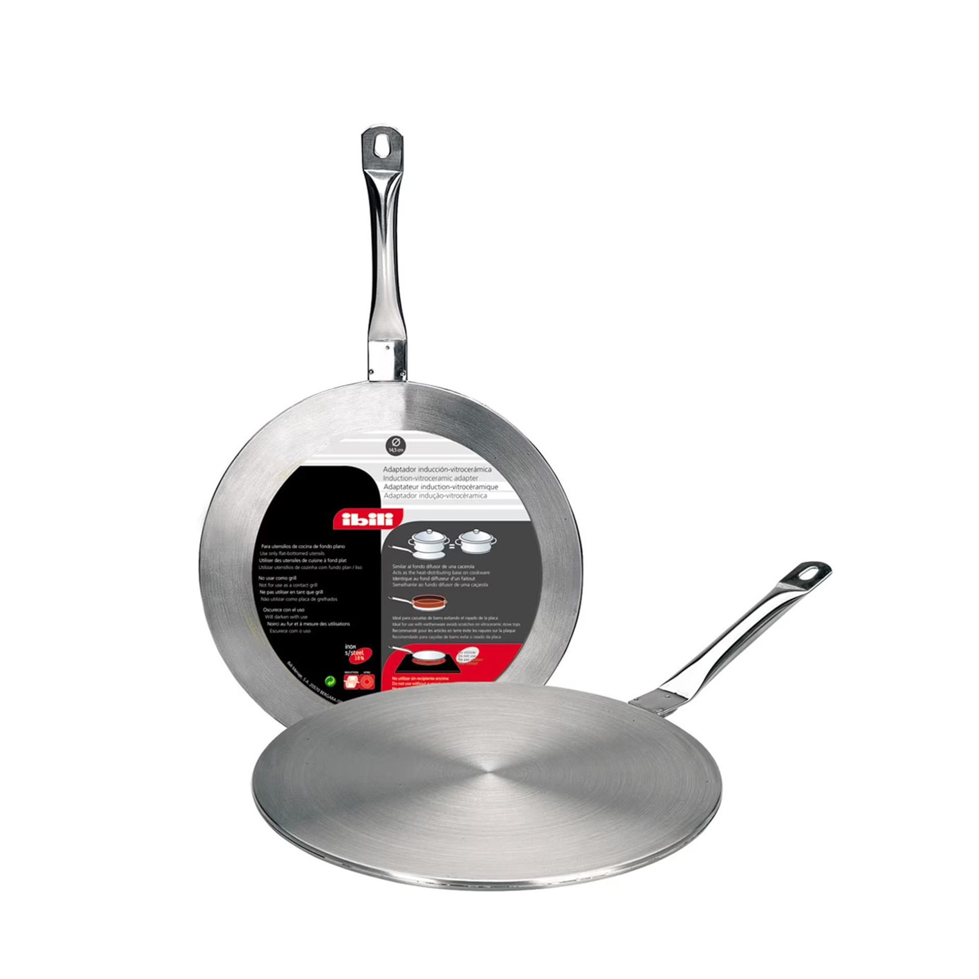 Placa Difusora Indução / Vitrocerâmica 19cm