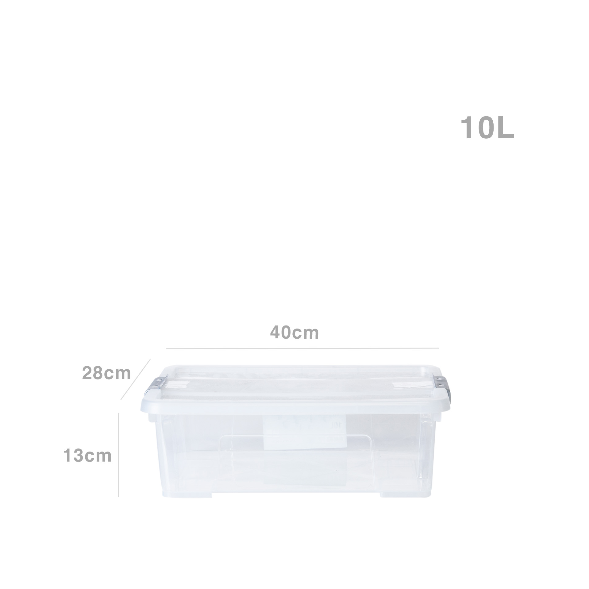 Caixa Multiusos Plástica Mylux 10l 40X28X13cm