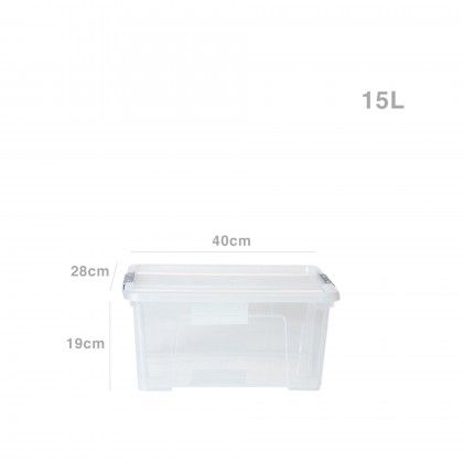 Caixa Multiusos Pl�stica Mylux 15l 40X28X19cm