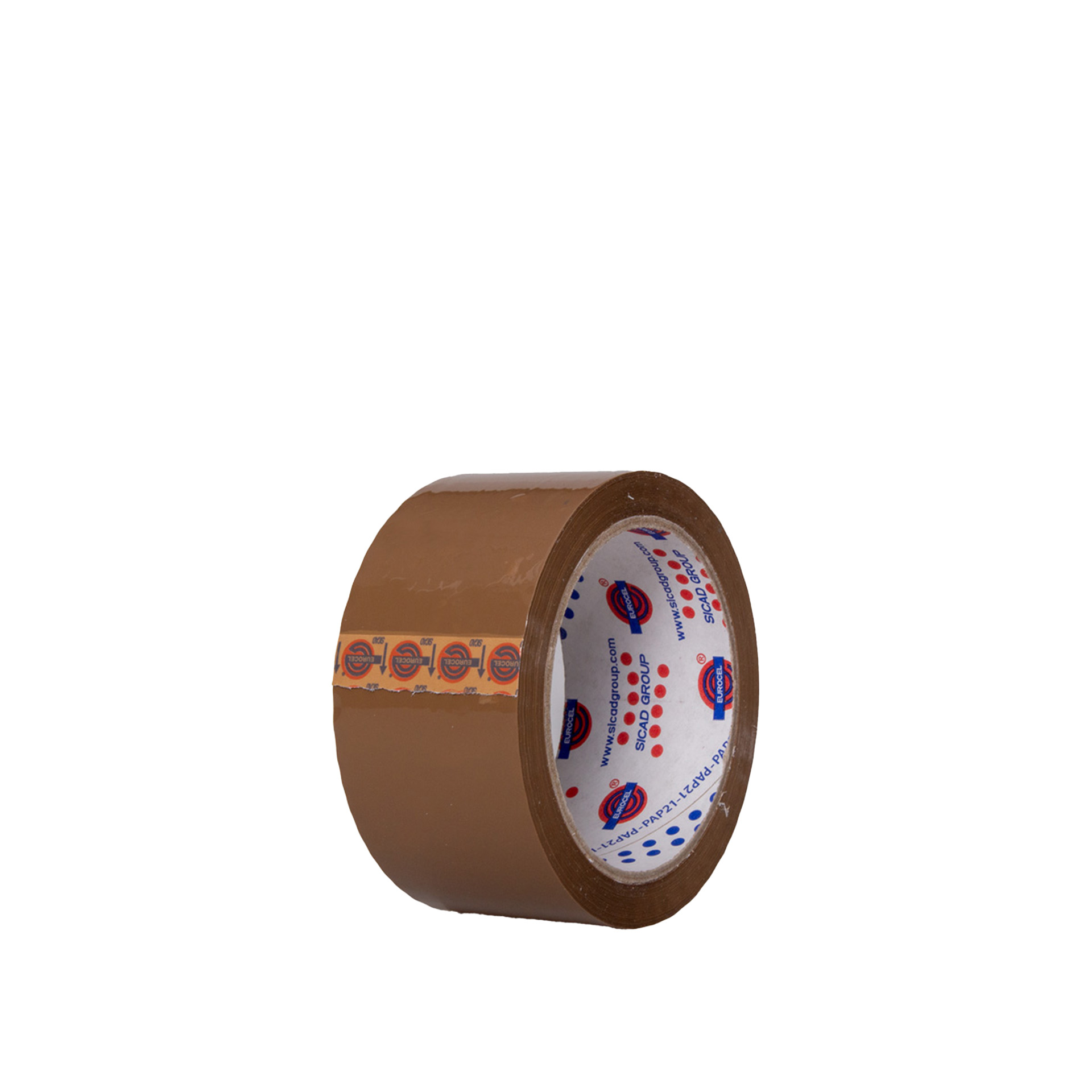 Fita Cola Pvc Eurocel Castanha 48mmx60m